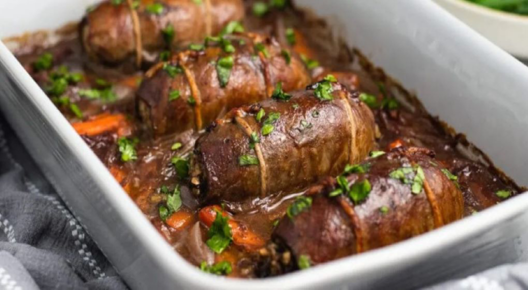 Juicy Beef Olives Done In A Slow Cooker